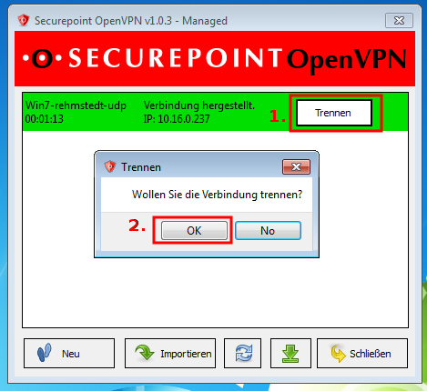 OpenVPN ausloggen