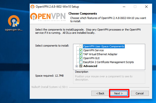 OpenVPN instalation