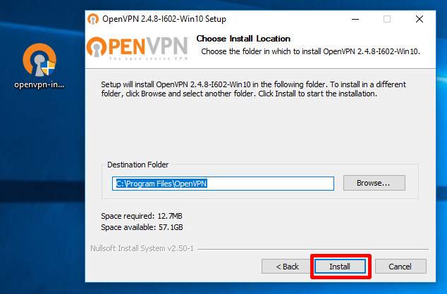 OpenVPN instalation