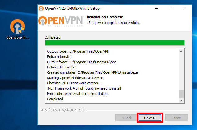 OpenVPN instalation