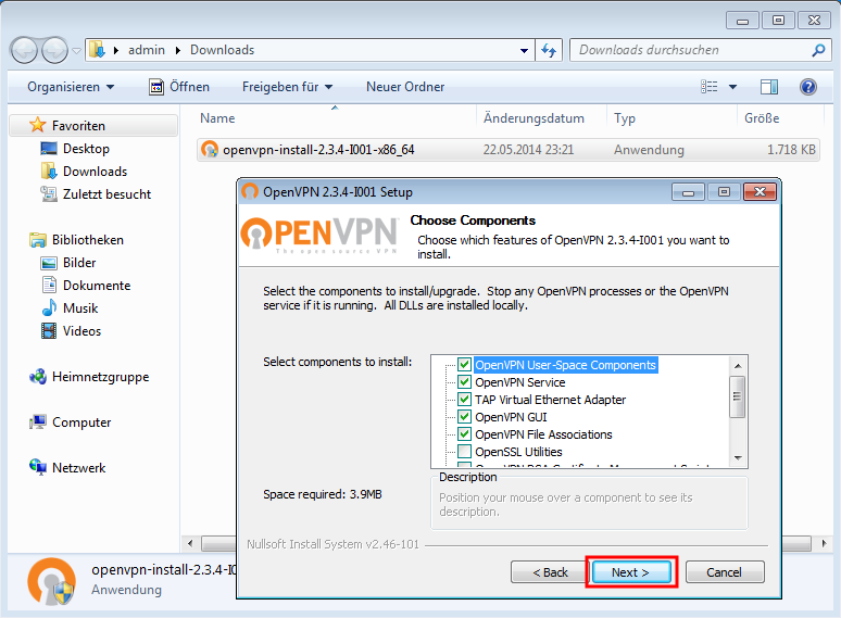 OpenVPN instalation