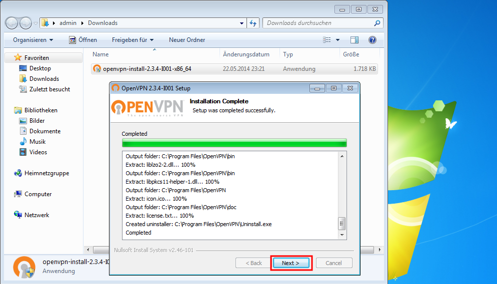 OpenVPN instalation