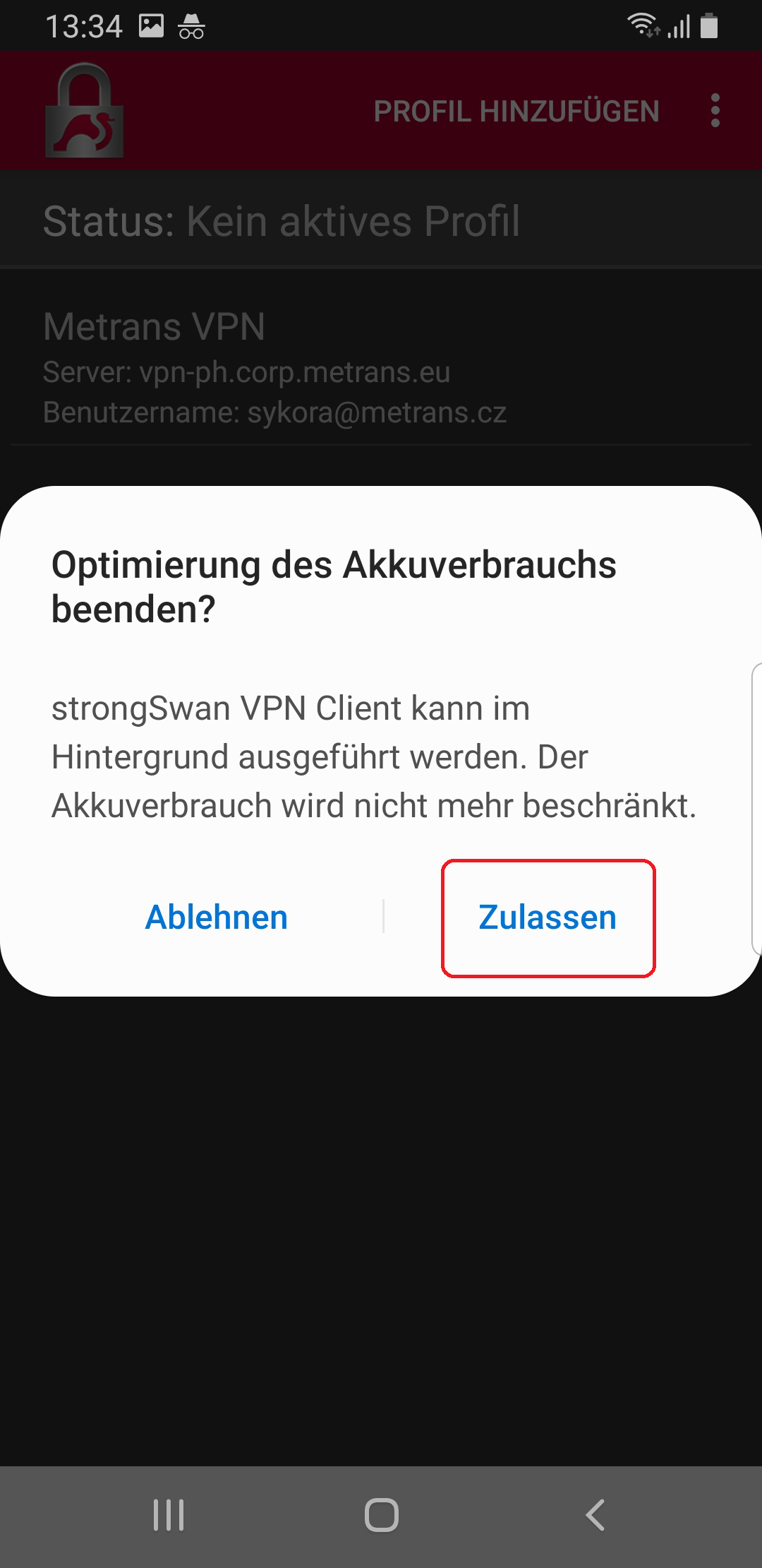 strongSwan VPN Client